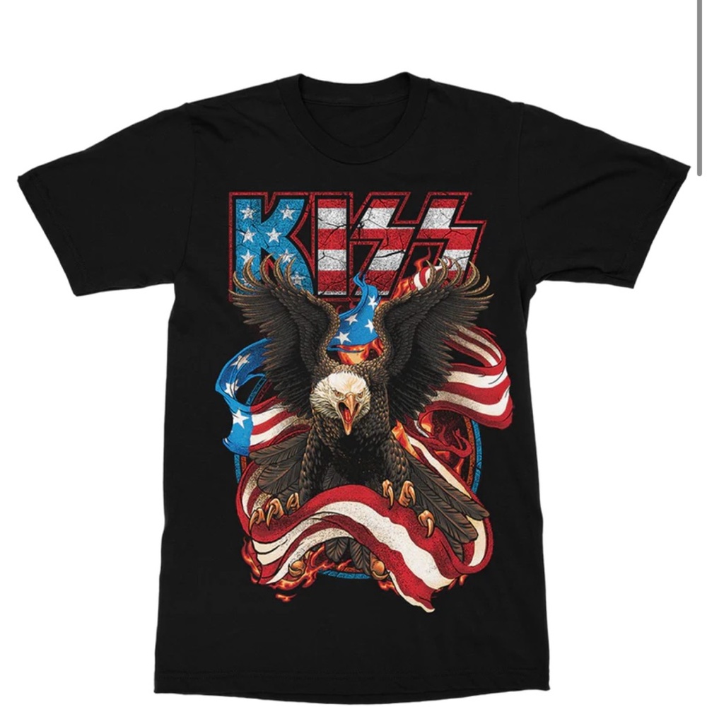 KISS official Freedom to Rock, American Eagle size Men small